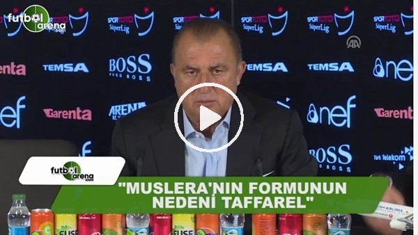 Fatih Terim: "Muslera'nın formunun nedeni Taffarel"