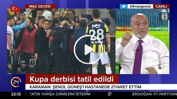 Hikmet Karaman: "Şenol Güneş'in kafasında yarık ve kan vardı"