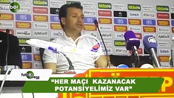 Tamer Tuna: "Her maçı kazanacak potansiyelimiz var"