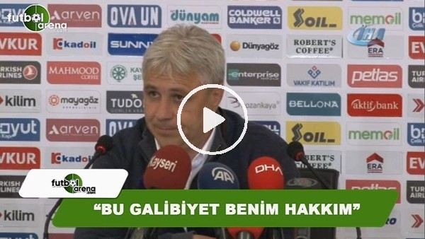 Sumudica: "Bu galibiyet benim hakkım"