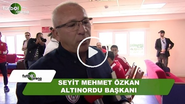 Seyit Mehmet Özkan, U12 İZMİR CUP açılışında FutbolArena'ya konuştu