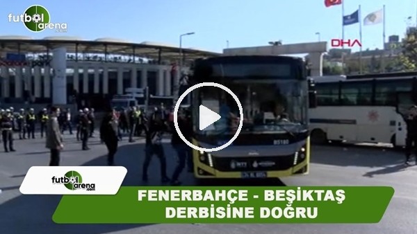 Beşiktaş taraftarı, 30 otobüsle Kadıköy'e hareket etti