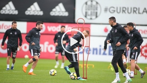 FutbolArena, Galatasaray derbisi öncesi Beşiktaş antrenmanında