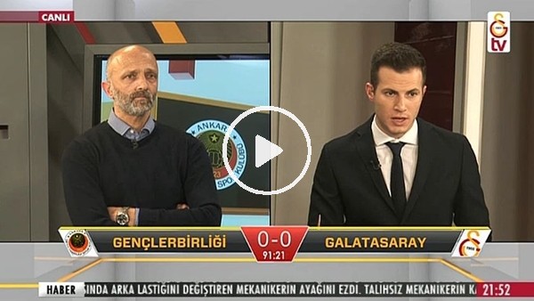 Alper Uludağ'ın Galatasaray'a uzatmalarda attığı golde GS TV!