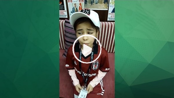 Minik Beşiktaşlı taraftarın Fikret Orman'dan isteği