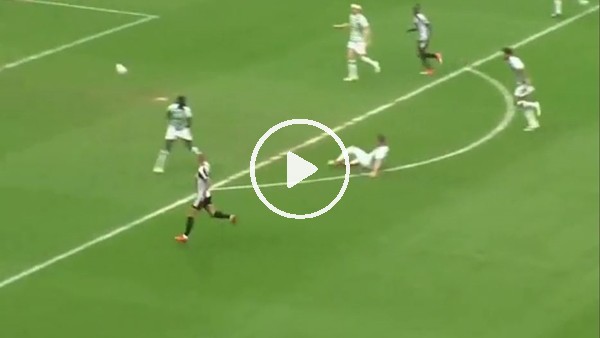 Kendi kalecisini fena avladı