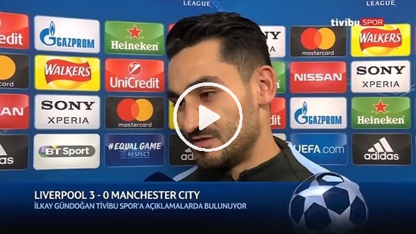 İlkay Gündoğan'ın Liverpool maçı sonrası açıklamaları