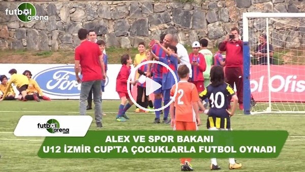 Alex de Souza, Bakan Osman Aşkın Bak ile sahaya indi