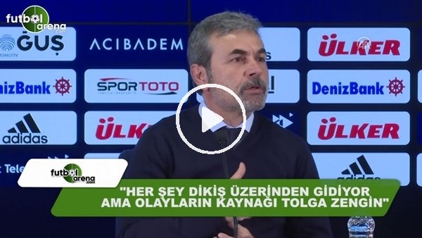 Aykut Kocaman: "Her şey dikiş üzerinden gidiyor ama olayların kaynağı Tolga Zengin"