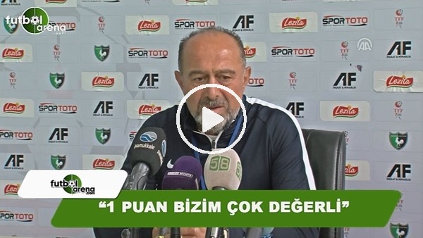 Hamit Cihan: "1 puan bizim için çok değerli"