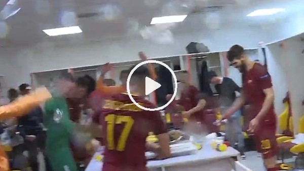 Roma soyunma odasında büyük sevinç