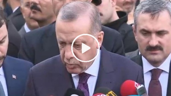 Cumhurbaşkanı Erdoğan'dan Fenerbahçe - Beşiktaş derbisiyle ilgili flaş açıklamalar