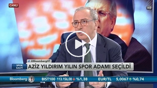 Fatih Altaylı: "Tribünde rakip takımın başkanını döven yılın spor adamı olabilir mi?"
