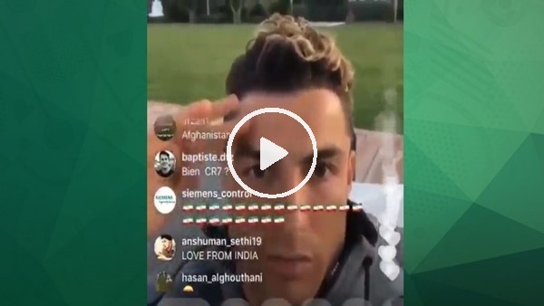 Cristiano Ronaldo'nun kız arkadaşı Beşiktaş'a selam gönderdi
