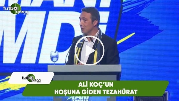 Ali Koç'un hoşuna giden tezahürat