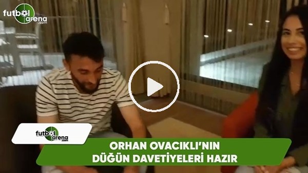 Orhan Ovacıklı düğün davetiyelerini arkadaşlarına dağıttı