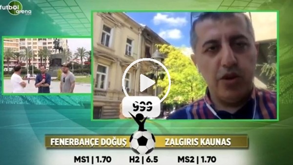 Ümit Avcı'dan FutbolArena'ya Fenerbahçe Doğuş - Zalgiris Kaunas maçı tahmini