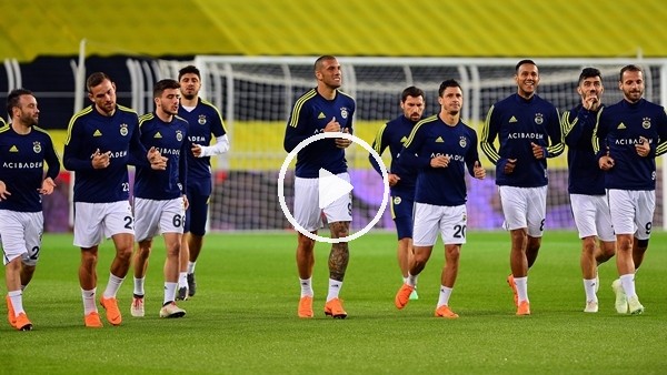 Fenerbahçe, statta antrenman yaptı