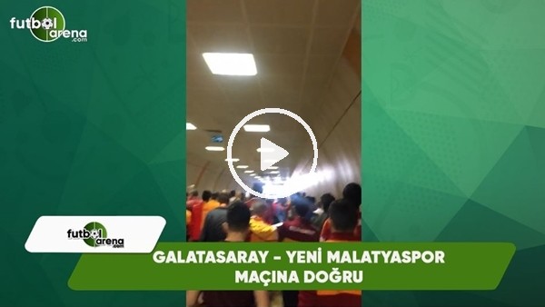 Galatasaraylı taraftarlar, Türk Telekom Stadyumu'na doğru yola çıktı