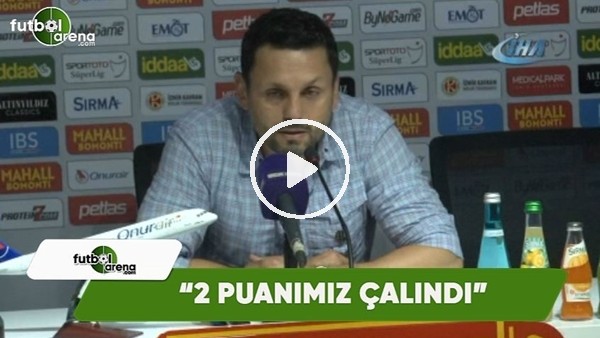 Erol Bulut: "2 puanımız çalındı"