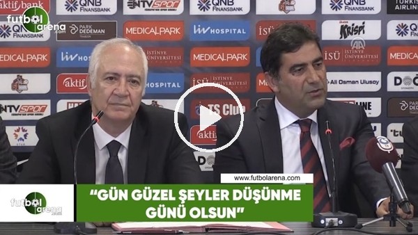 Ünal Karaman: "Gün güzel şeyler düşünme günü olsun"