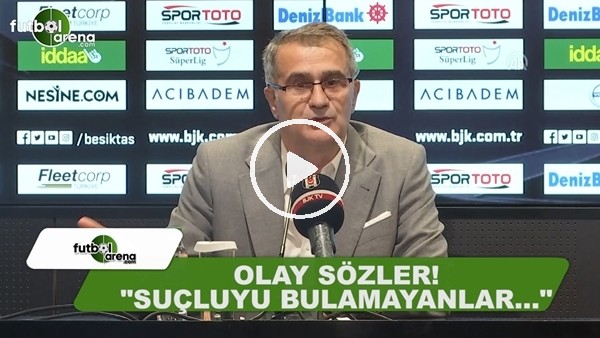 Şenol Güneş'ten olay sözler!  "Ortada suçlu bulamayanlar, beni suçlu ilan etmeye çalıştı"