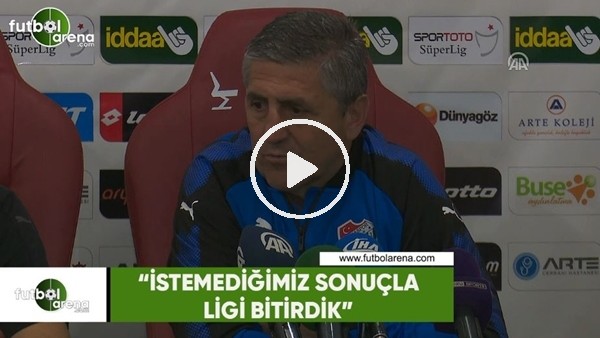 Ivko Gancev: "İstemediğimiz bir sonuçla sezonu bitirdik"