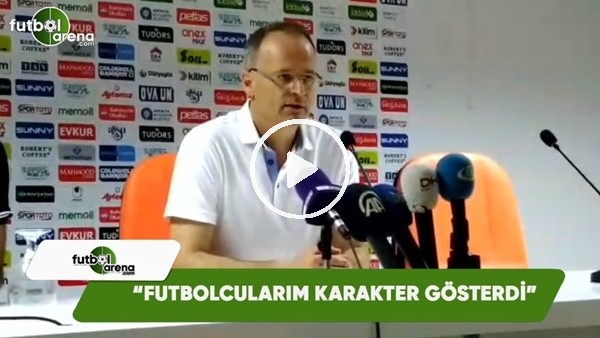 İrfan Buz: "Futbolcularım karakter gösterdi"