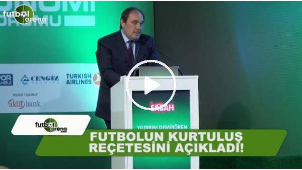 Yıldırım Demirören kurtuluş reçetesini verdi