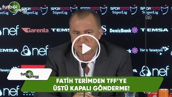 Fatih Terim'den TFF'ye üstü kapalı gönderme