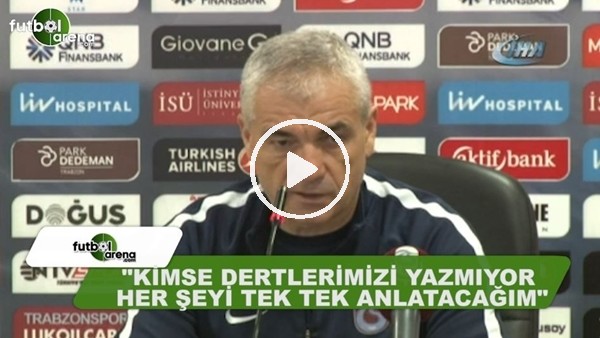 Rıza Çalımbay: "Kimse dertlerimizi yazmıyor her şeyi tek tek anlatacağım"