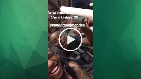 Talisca ve arkadaşlarının keyfi yerinde...