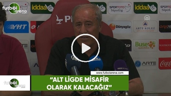 Sezai Yıldırım: "Alt ligde misafir olarrak kalacağız"