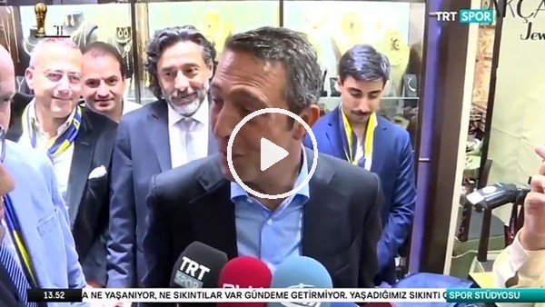 İlk röportajını Ali Koç ile yaptı!