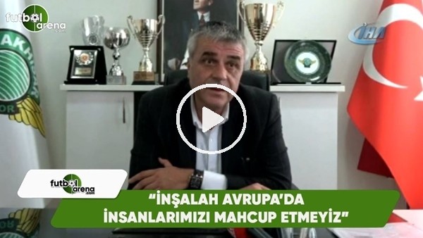 Hüseyin Eryüksel: "İnşallah Avrupa'da insanlarımızı mahcup etmeyiz"