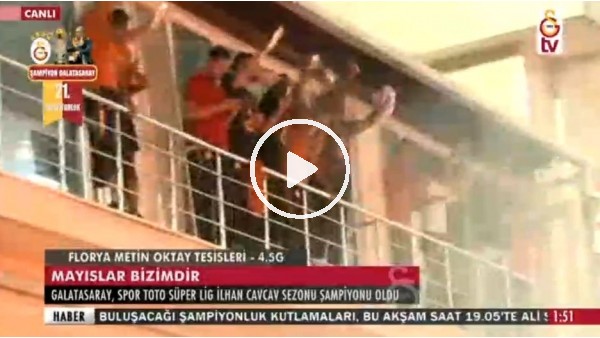 Galatasaray'da şampiyonluk coşkusu