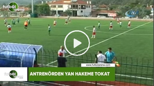 Antrenörden yan hakeme tokat