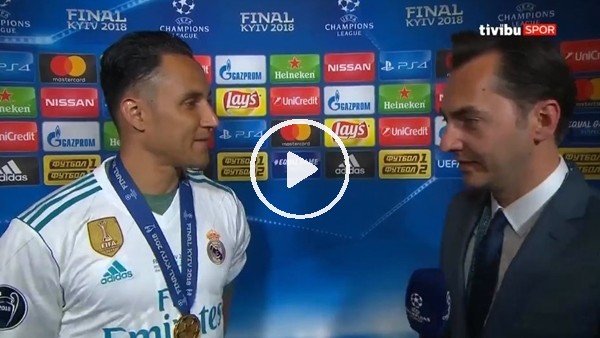 Keylor Navas: ""Real Madrid bana güvendiği için kaleye koyuyor"