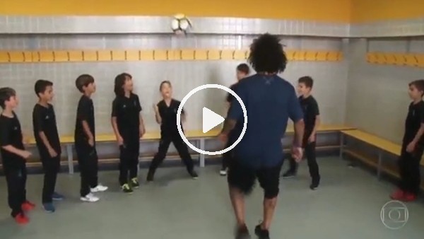 Marcelo, 8 yaşındaki oğlu Enzo'dan rövanşı aldı