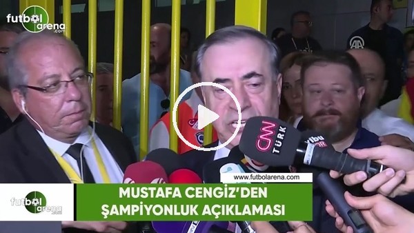 Mustafa Cegiz'den şampiyonluk açıklaması
