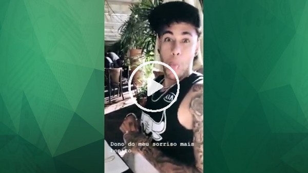 Neymar'ın keyfi yerinde!