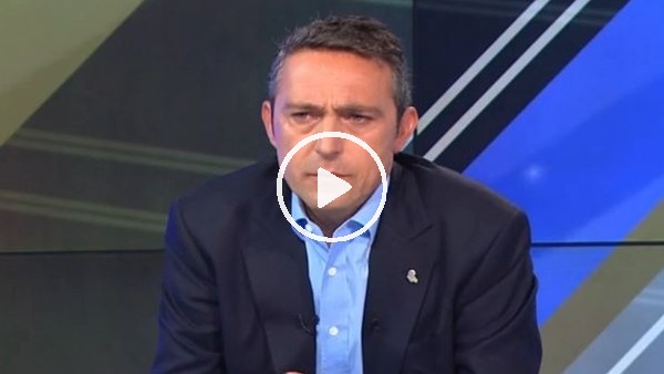 Ali koç: "Alex bir gün Fenerbahçe'nin teknik direktörü olursa muhteşem olur"