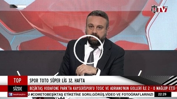 BJK TV'de olay sözler! "Fenerbahçe - Bursaspor maçı bu sezonun özeti..."