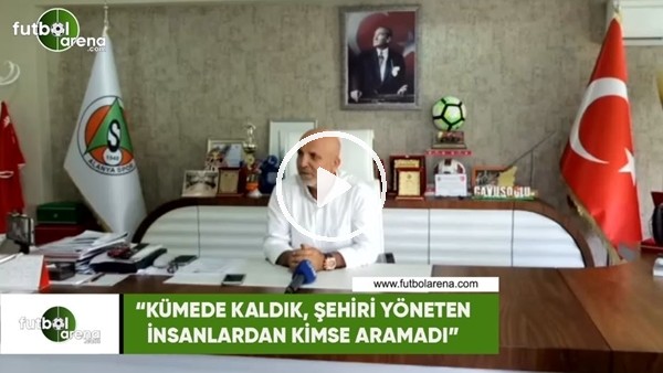 Hasan Çavuşoğlu: "'Kümede kaldık, şehiri yöneten insanlardan kimse aramadı"