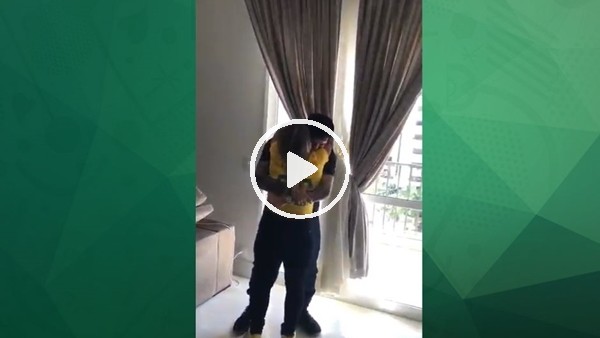 Brezilya Milli Takımına seçilen Fagner ve ailesinin sevinci