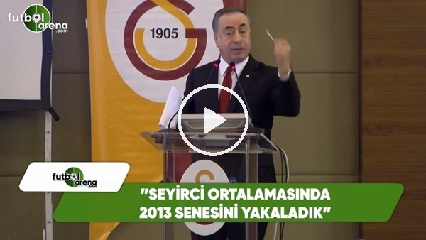 Mustafa Cengiz: "Seyirci ortalamasında 2013 senesini yakaladık"