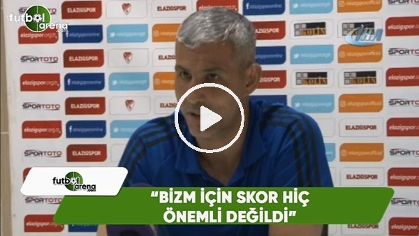 Muammer Sürmeli: "Bizim için skor hiç önemli değildi"