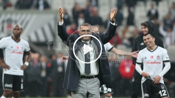 Beşiktaşta maç sonu üçlüsü Şenol Güneşten!
