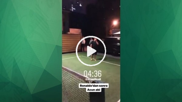 Acun Ilıcalı ve Nusret'in voleybol keyfi