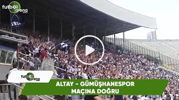 Altay - Gümüşhanespor maçında tribünlerde muhteşem görüntüler